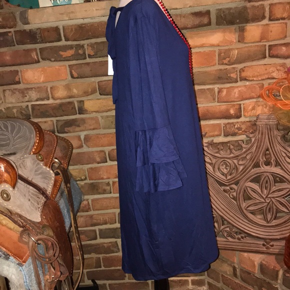 Bellino Blue Plus High Low Tunic - Picture 4 of 8